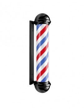 BARBER POLE BLACK 96 CM