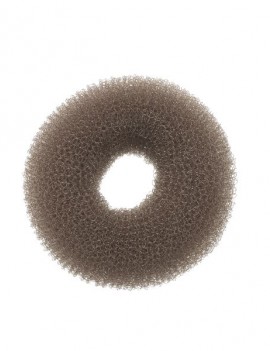 SIBEL BUN RING NYLON 8CM BROWN