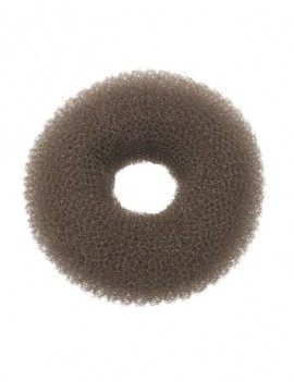 SIBEL BUN RING NYLON 9CM BROWN