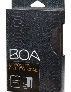 BOA CAPE A/RELIEF EN NOIR...