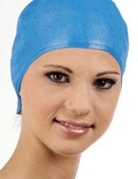 BONNET MECHE BLEUE...